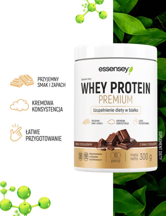 Odżywka białkowa - whey protein premium smak czekoladowy - 300 g