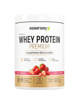 Odżywka białkowa - whey protein premium smak truskawkowy - 300 g