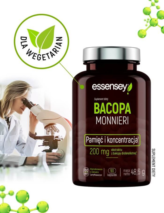 Bacopa Monnieri | Essensey | Koncentracja pamięć
