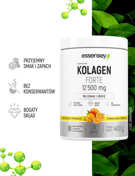 Kolagen Forte 12500 mg | Essensey | Stawy i Piękna skóra