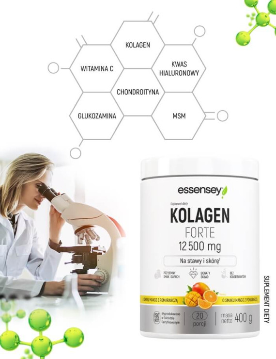Kolagen Forte 12500 mg | Essensey | Stawy i Piękna skóra