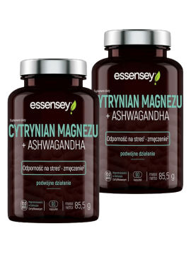 Cytrynian Magnezu + Ashwaganhda | Essensey | Stres odporność