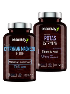Cytrynian Magnezu Forte Potas | Essensey | Zmęczenie ciśnienie