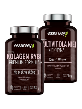 Kolagen Rybi + Multivit Dla Niej | Essesney | Suplementy dla Kobiet