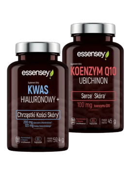 Kwas hialuronowy + Koenzym Q10 Ubichinon | Essensey | Skóra serce