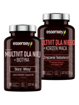 Multivit dla Niej i dla Niego | Essensey | Zestaw witamin i minerałów
