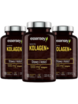 Zestaw Kolagen + w trzech opakowaniach | Essensey | Suplement na stawy
