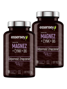 Zestaw Magnezu + Cynk + Witamina B6 | Essensey | Zmęczenie kości
