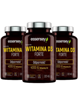 Witamina D3 Forte | Essensey | Odporność Zęby Kości