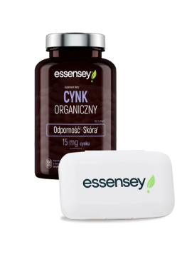 Cynk Organiczny + Pillbox | Essensey | Skóra Odporność