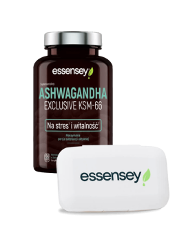 Ashwagandha Exclusive KSM-66 Pillbox | Essensey | Stres witalność