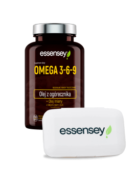 Omega 3-6-9 + Pillbox | Essensey | Na serce Mózg