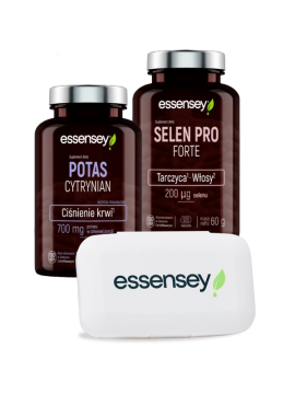 Potas Cytrynian i Selen Pro Forte Pillbox | Essensey | Ciśnienie krwi