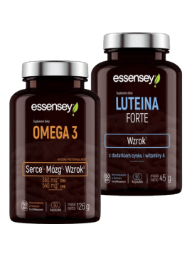 Omega 3 i Luteina Forte | Essensey | Suplementy na wzrok