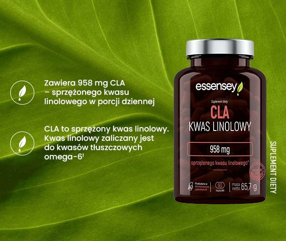 Essensey Kwas Linolowy CLA + Pillbox