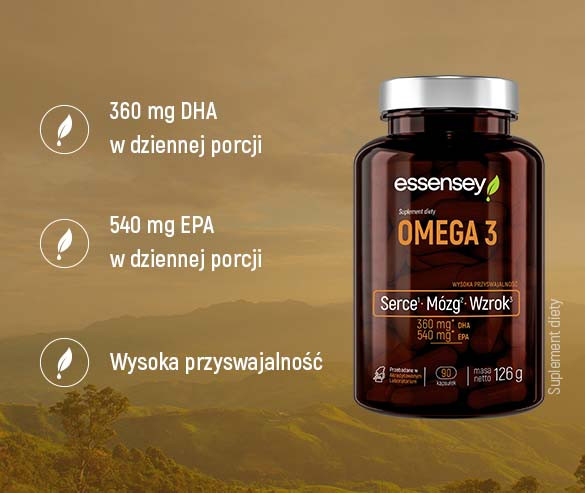 Zestaw Omega 3 w dwóch opakowaniach + Pillbox