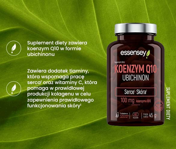 Essensey Koenzym Q10 Ubichinon + Pillbox