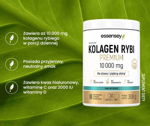 Zestaw Kolagenu Rybiego Premium Smak Neutralny 10000 mg w dwóch opakowaniach