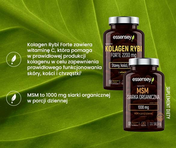 Kolagen Rybi Forte 2200 mg i MSM