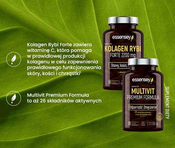 Kolagen Rybi Forte 2200 mg i Multivit Premium Formula